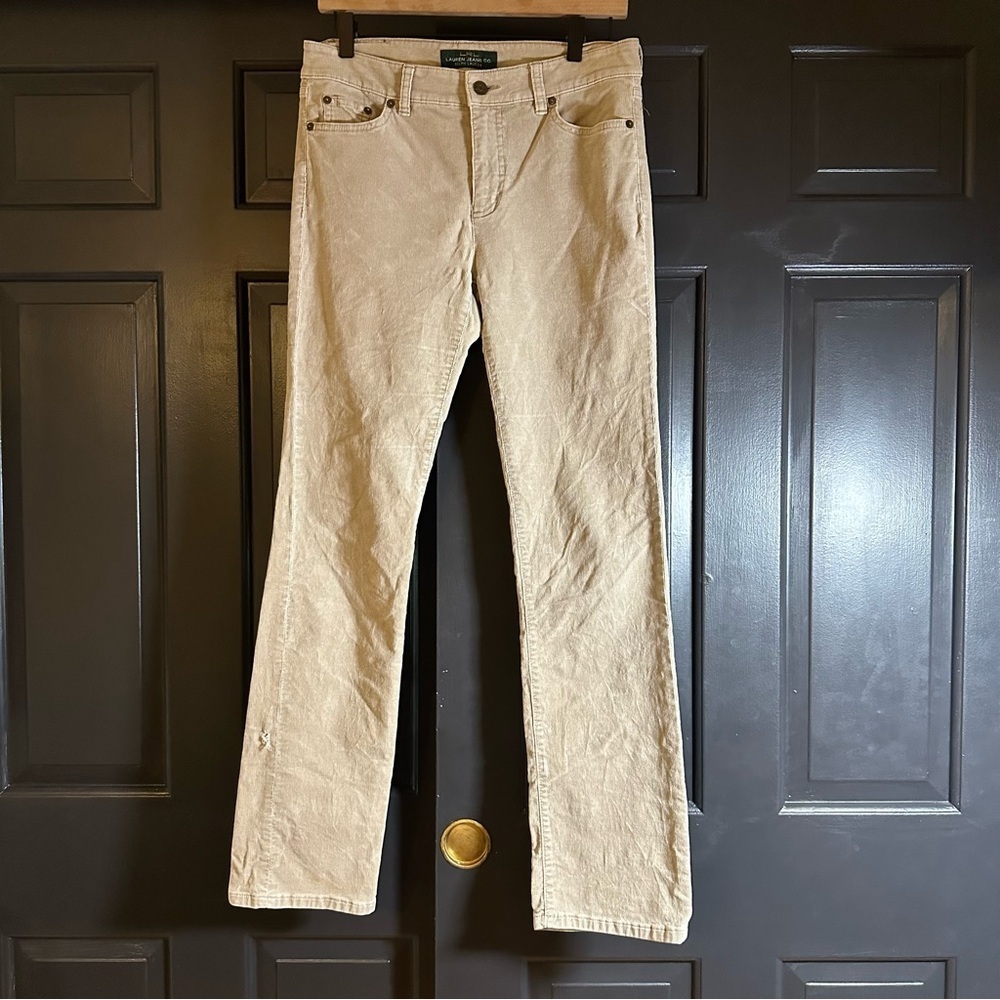 LRL Lauren Jeans Co Womens Jeans  sz 4 Corduroy (b4